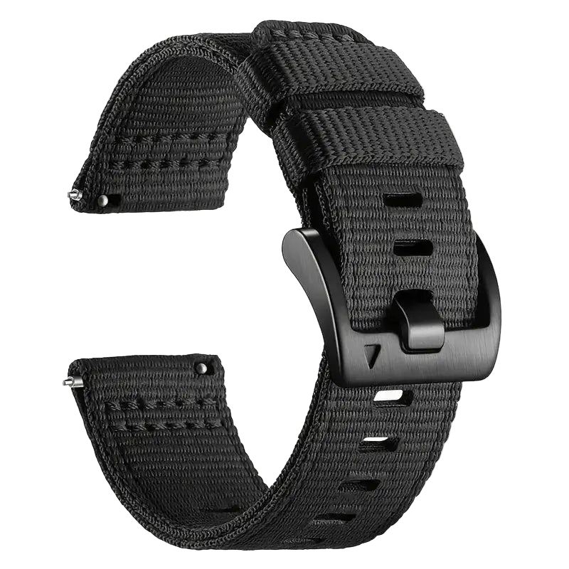 Black Combat Nylon Strap